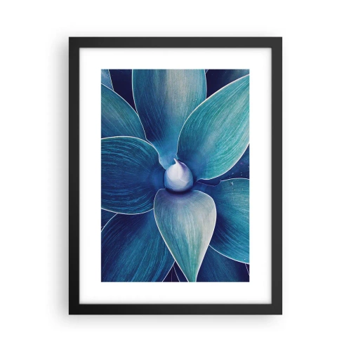 Affiche dans un cadre noir - Poster - Le bleu du ciel - 30x40 cm