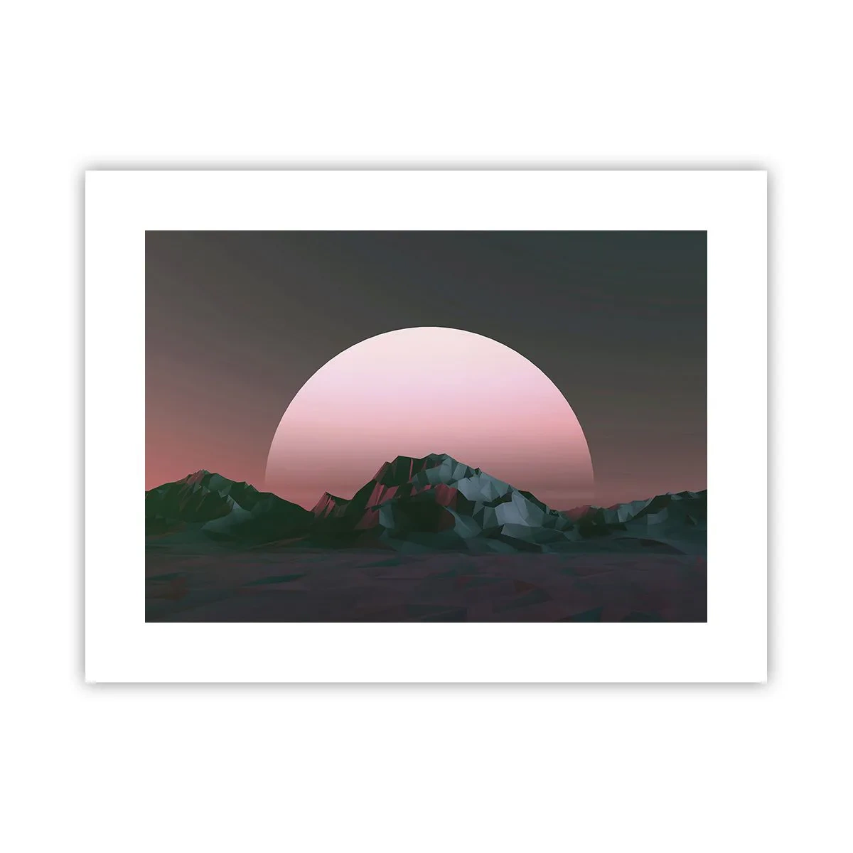 Affiche - Poster - Dans une galaxie voisine - 40x30 cm