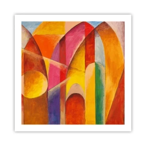 Affiche - Poster - Cathédrale du soleil - 60x60 cm