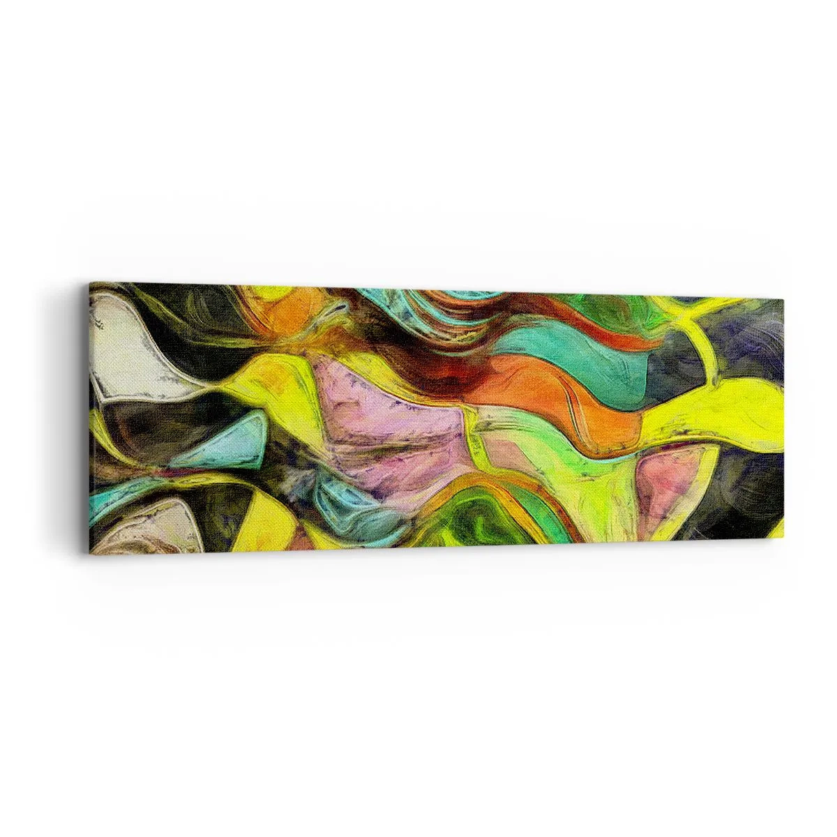 Impression sur toile - Image sur toile - Le mouvement c'est la vie - 90x30 cm