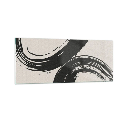 Impression sur verre - Image sur verre - Balayage circulaire - 100x40 cm