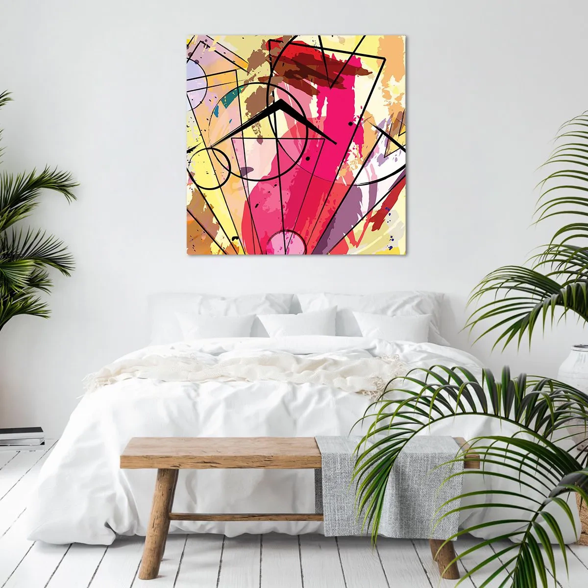 Impression sur toile - Image sur toile - Explosion - 40x40 cm
