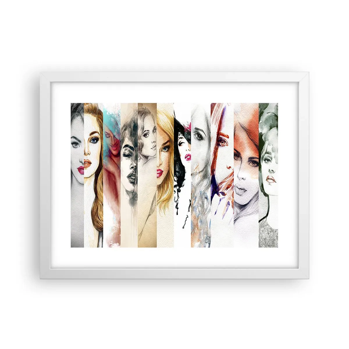 Affiche dans un cadre blanc - Poster - Et c'est toujours TOI - 40x30 cm