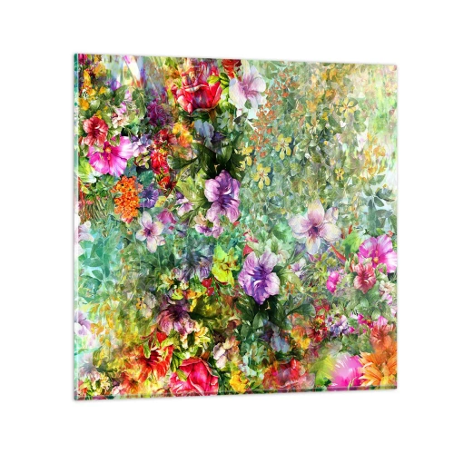 Impression sur verre - Image sur verre - En fleurs pour la perdition - 50x50 cm