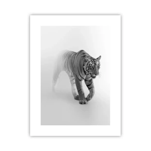 Affiche - Poster - Accroupi dans le brouillard - 30x40 cm