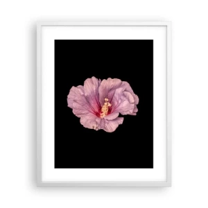 Affiche dans un cadre blanc - Poster - Directement au coeur - 40x50 cm