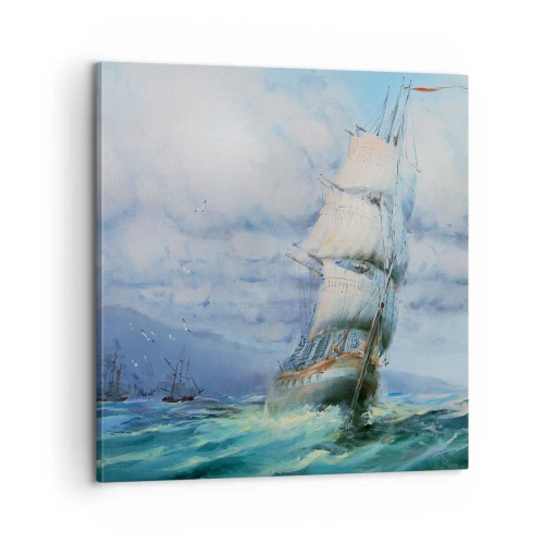 Impression sur toile - Image sur toile - Vents favorables - 60x60 cm