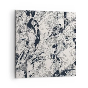 Impression sur toile - Image sur toile - Interpénétration des contraires - 50x50 cm