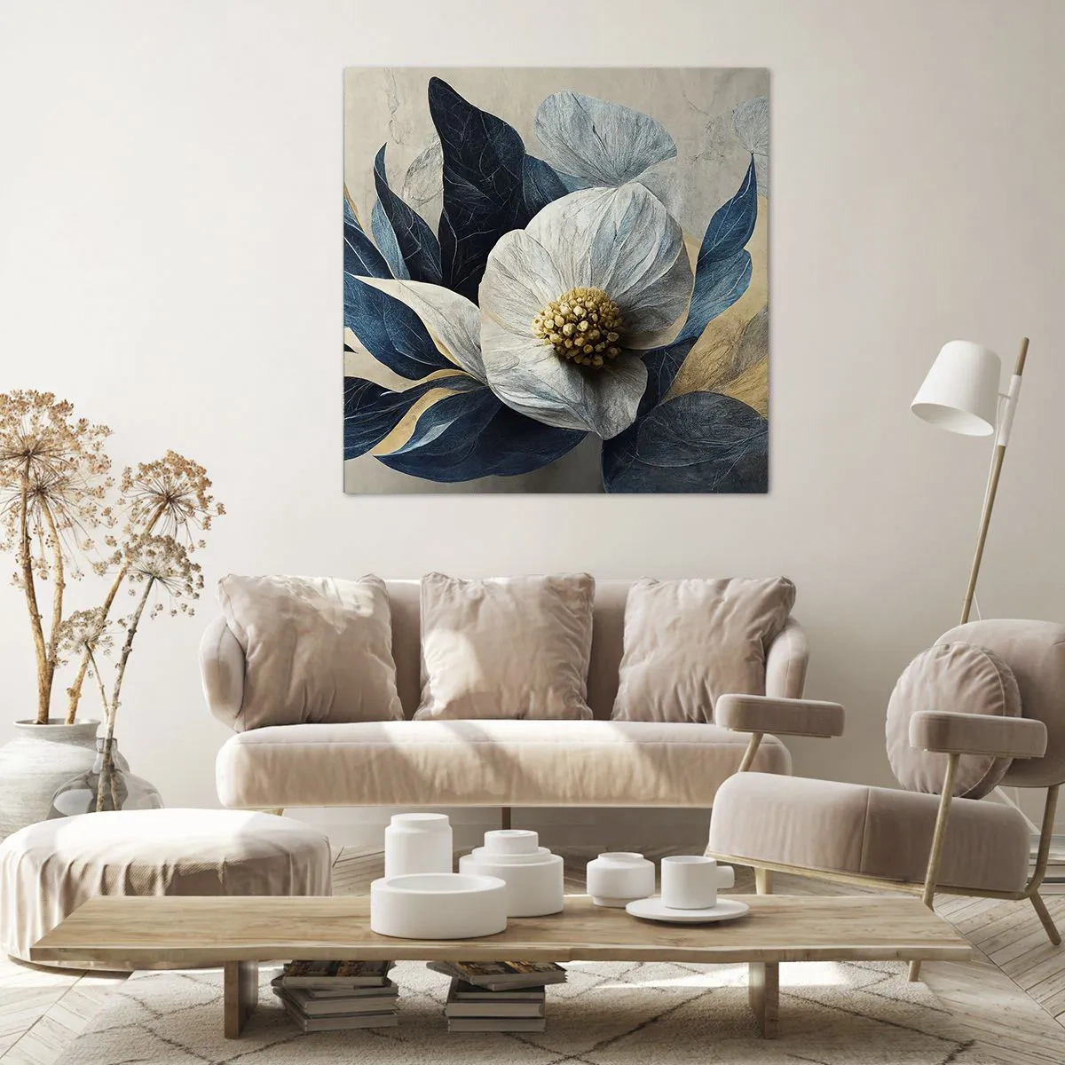 Impression sur toile - Image sur toile - Il a un coeur d'or - 30x30 cm