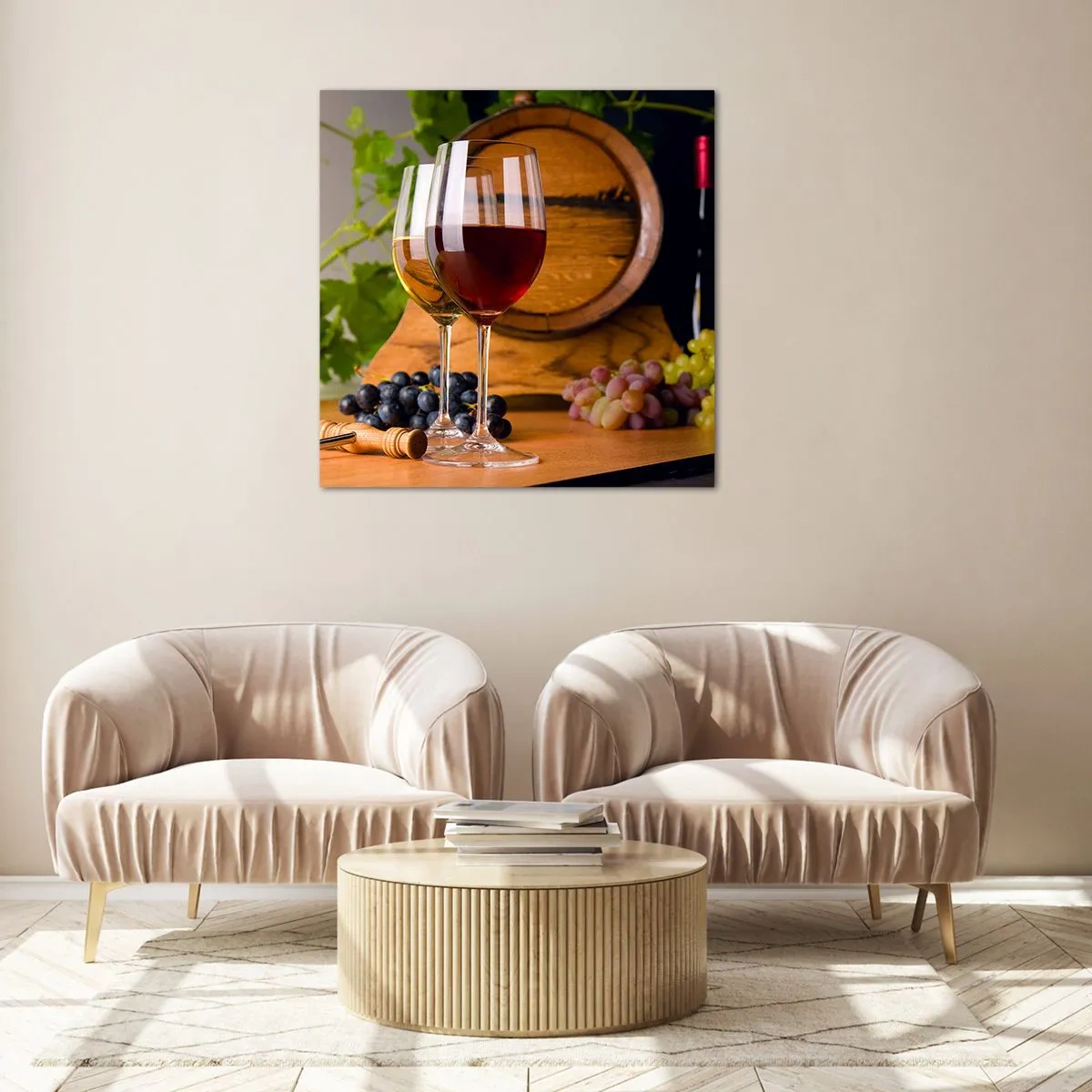 Impression sur verre - Image sur verre - Comme les vieux maîtres - 40x40 cm