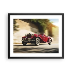 Affiche dans un cadre noir - Poster - Plus belle que Nike de Samothrace - 50x40 cm