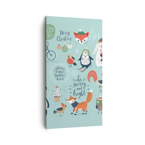 Impression sur toile - Image sur toile - Que ce soit toujours Noël ! - 45x80 cm