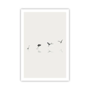 Affiche - Poster - Quatre étapes simples - 61x91 cm