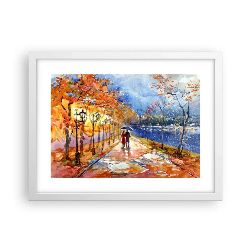 Affiche dans un cadre blanc - Poster - Ensemble jusqu'au bout du temps - 40x30 cm