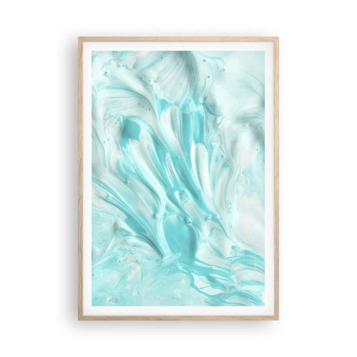 Affiche dans un chêne clair - Poster - Ensemble pour toujours - 70x100 cm