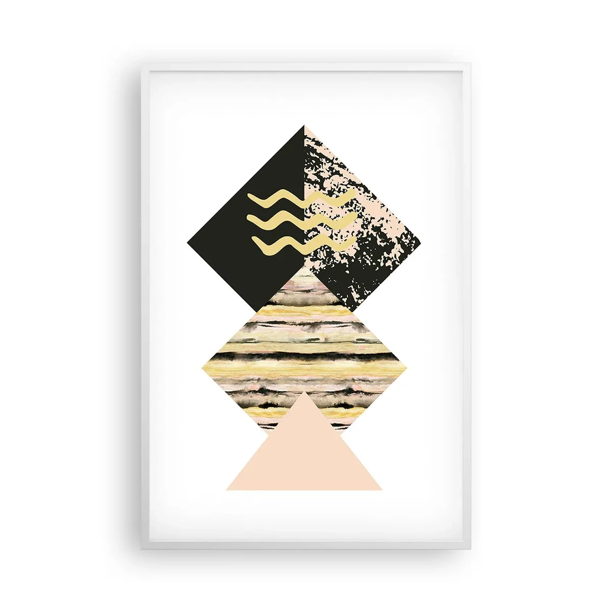 Affiche dans un cadre blanc - Poster - Pas si simple - 61x91 cm