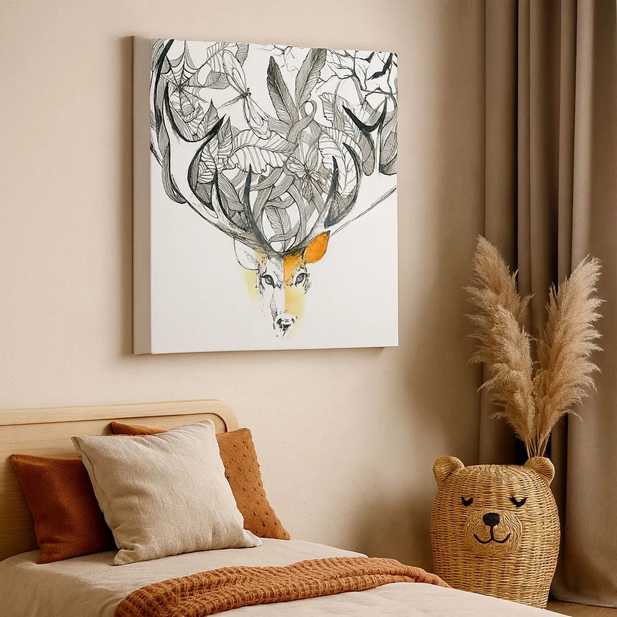 Impression sur toile - Image sur toile - Corne d'abondance - 30x30 cm