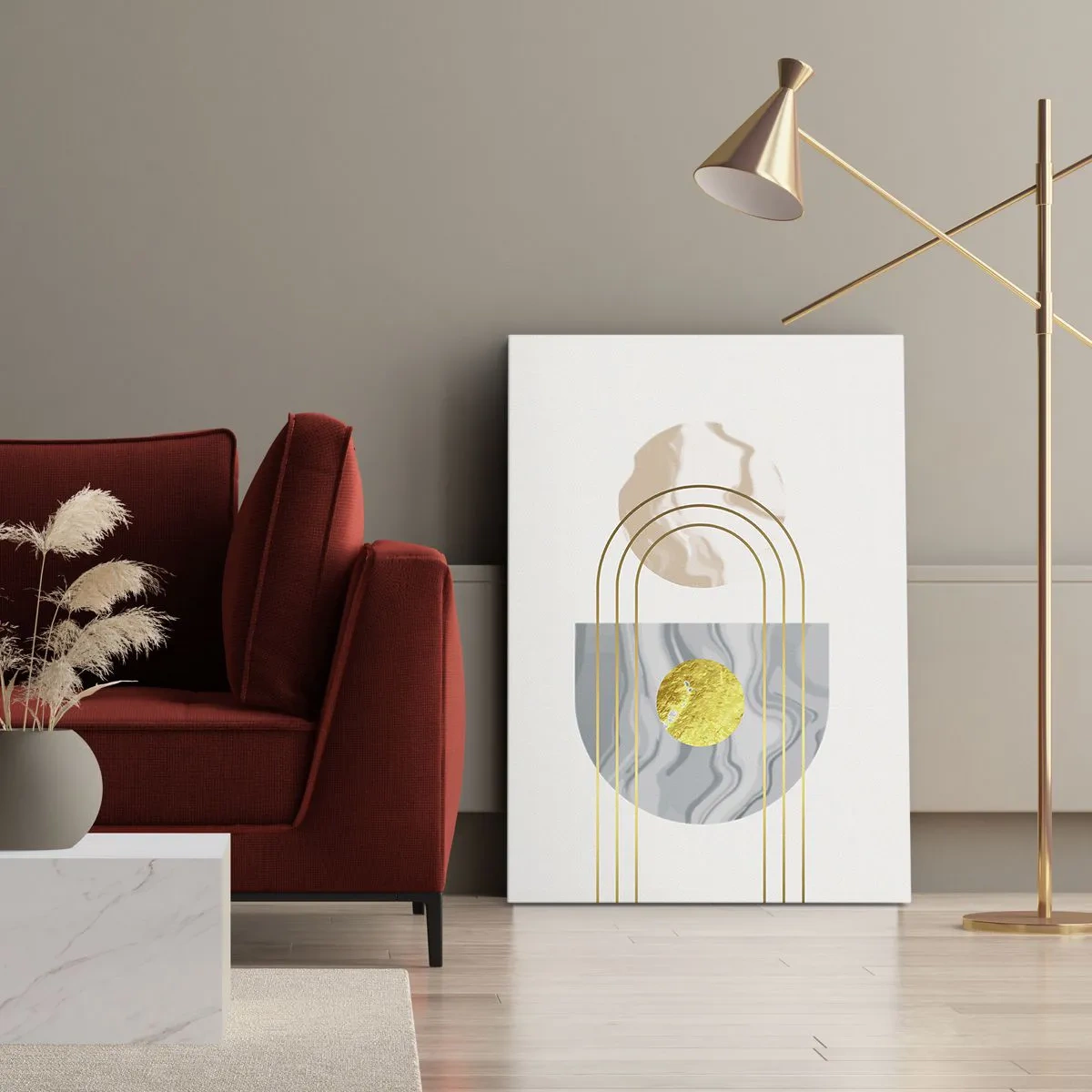 Impression sur toile - Image sur toile - Clareté et brillance - 55x100 cm