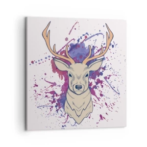 Impression sur toile - Image sur toile - Courage et équilibre - 60x60 cm