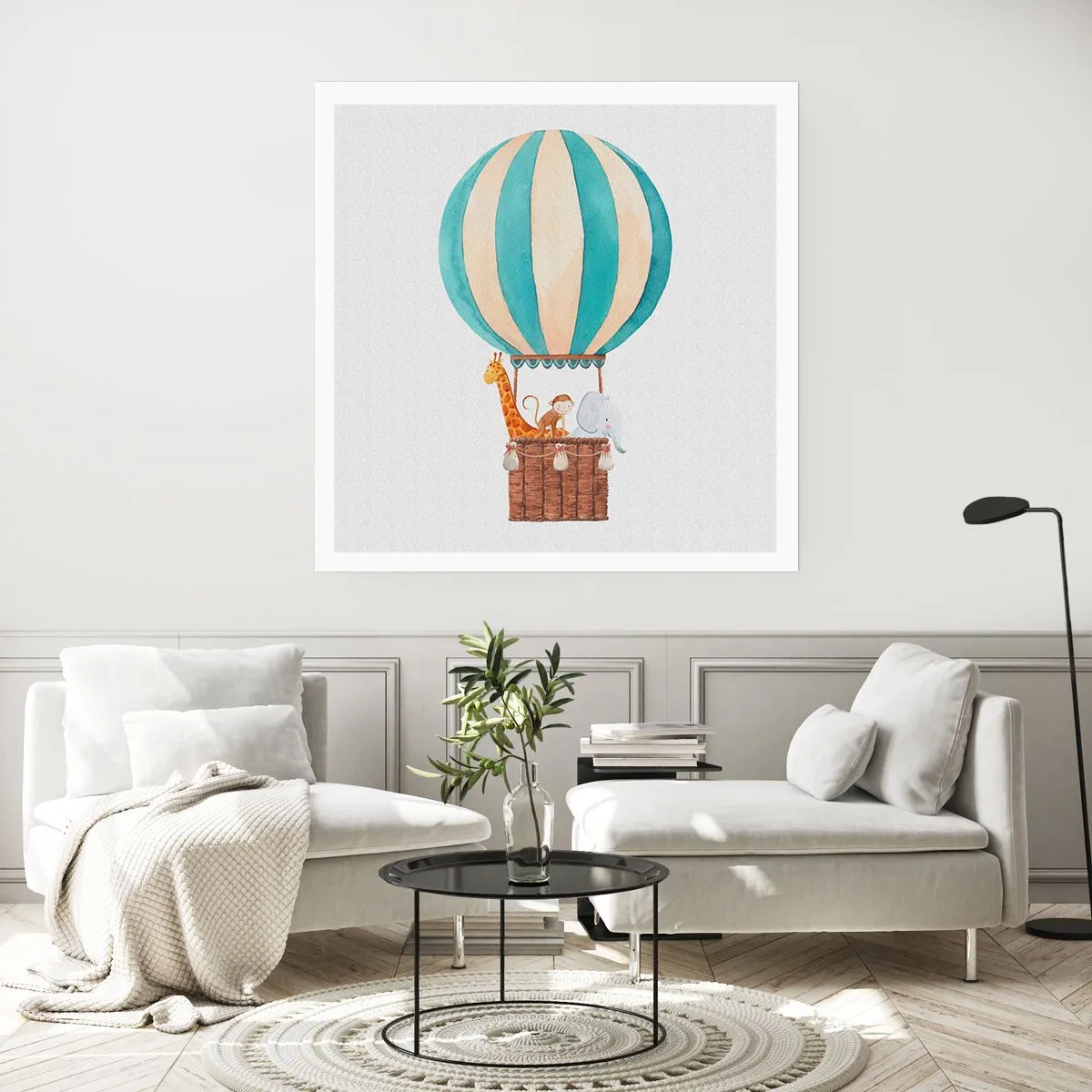 Affiche - Poster - Voyage fantastique - 50x50 cm