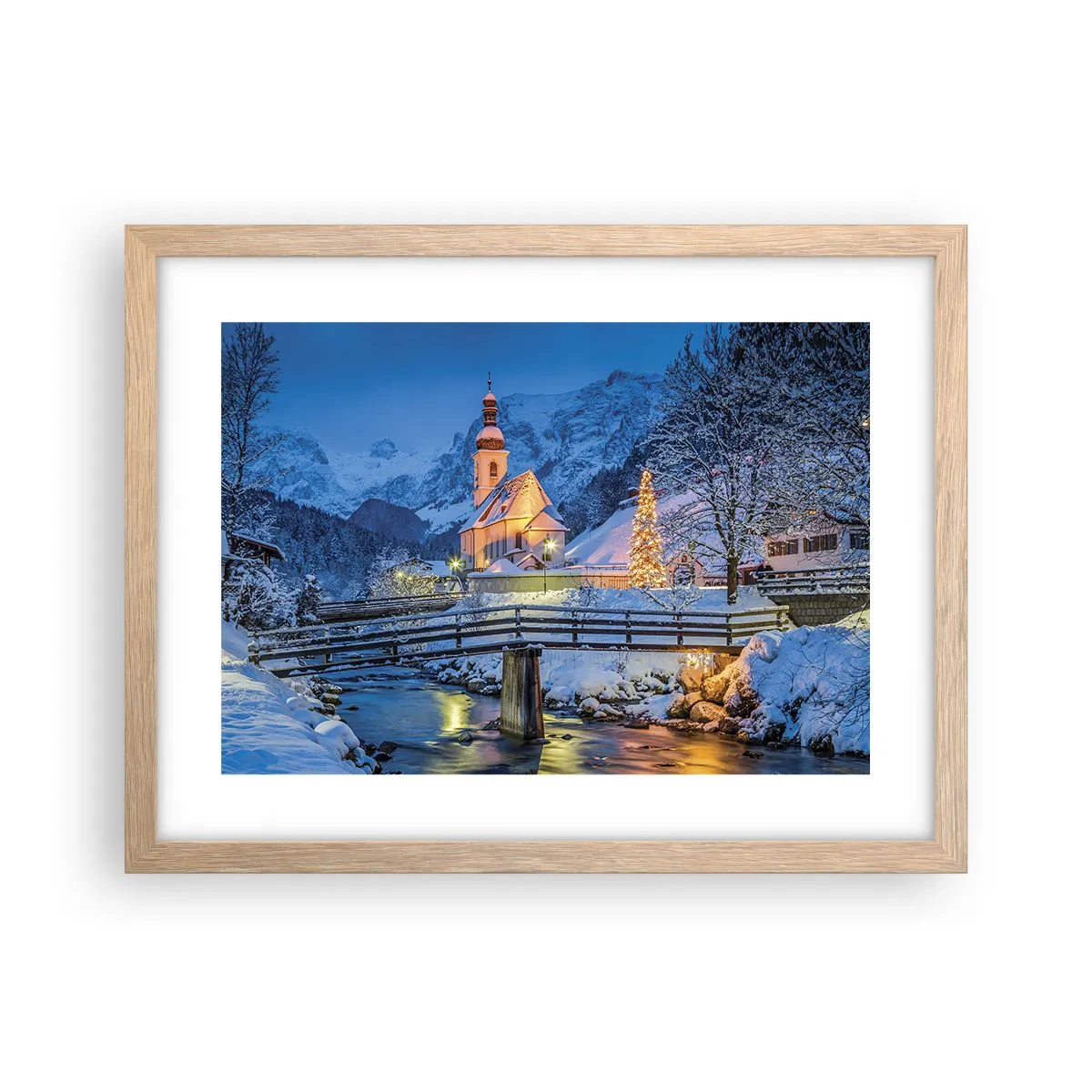 Affiche dans un chêne clair - Poster - L'âme du monde - 40x30 cm