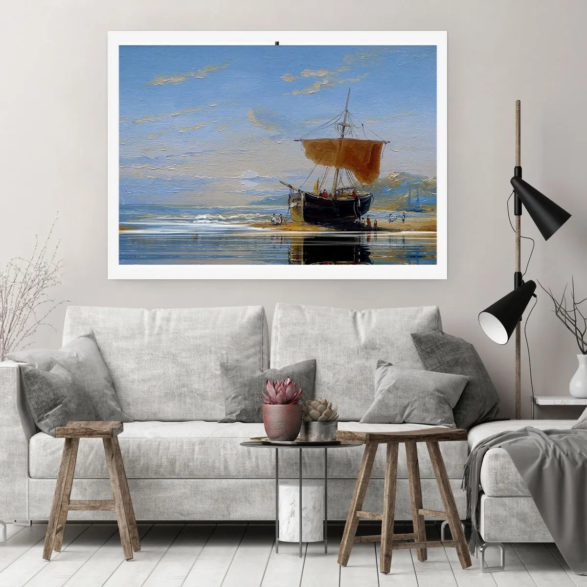 Affiche - Poster - Eau, terre, air - 40x30 cm