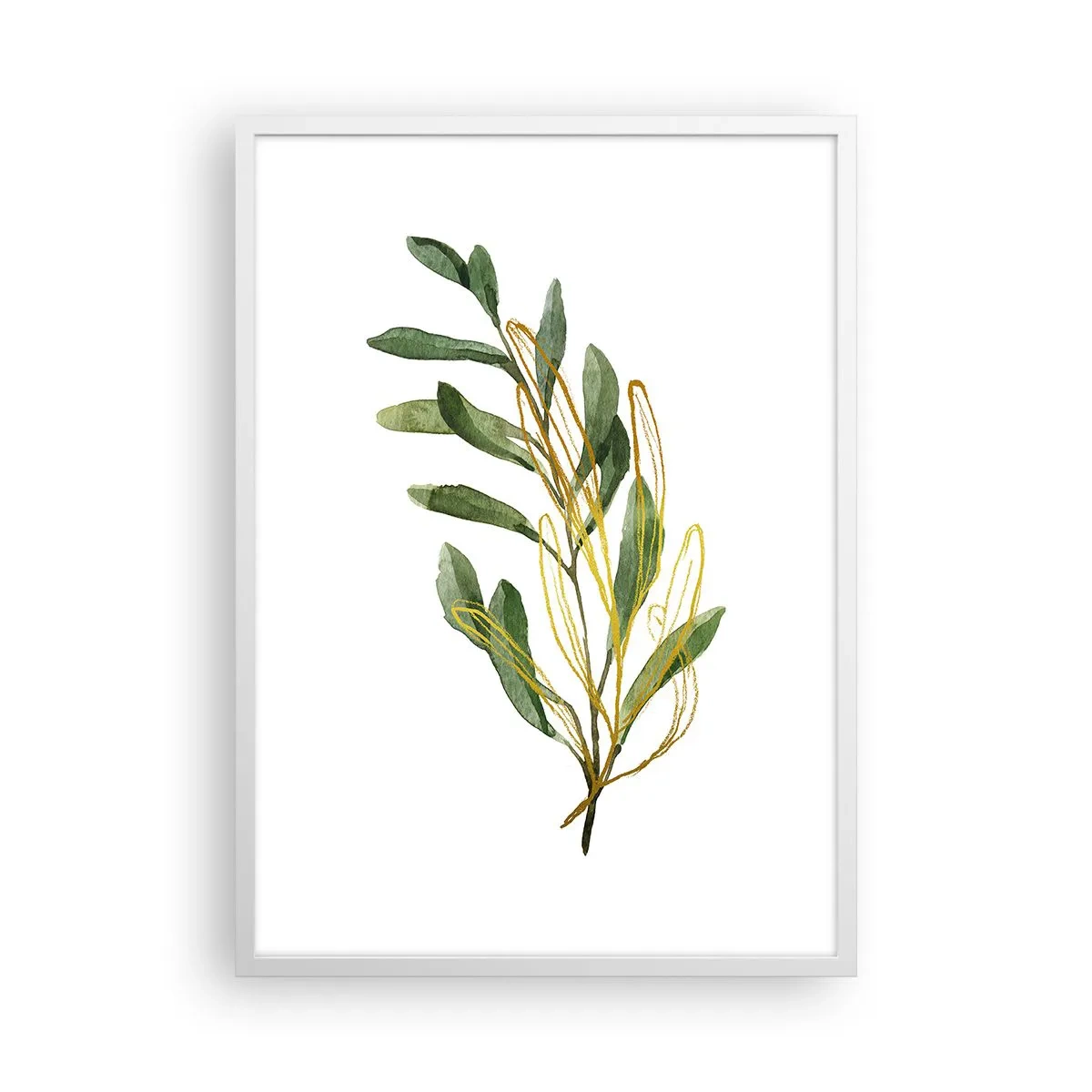 Affiche dans un cadre blanc - Poster - Tout ce qui est bon - 50x70 cm