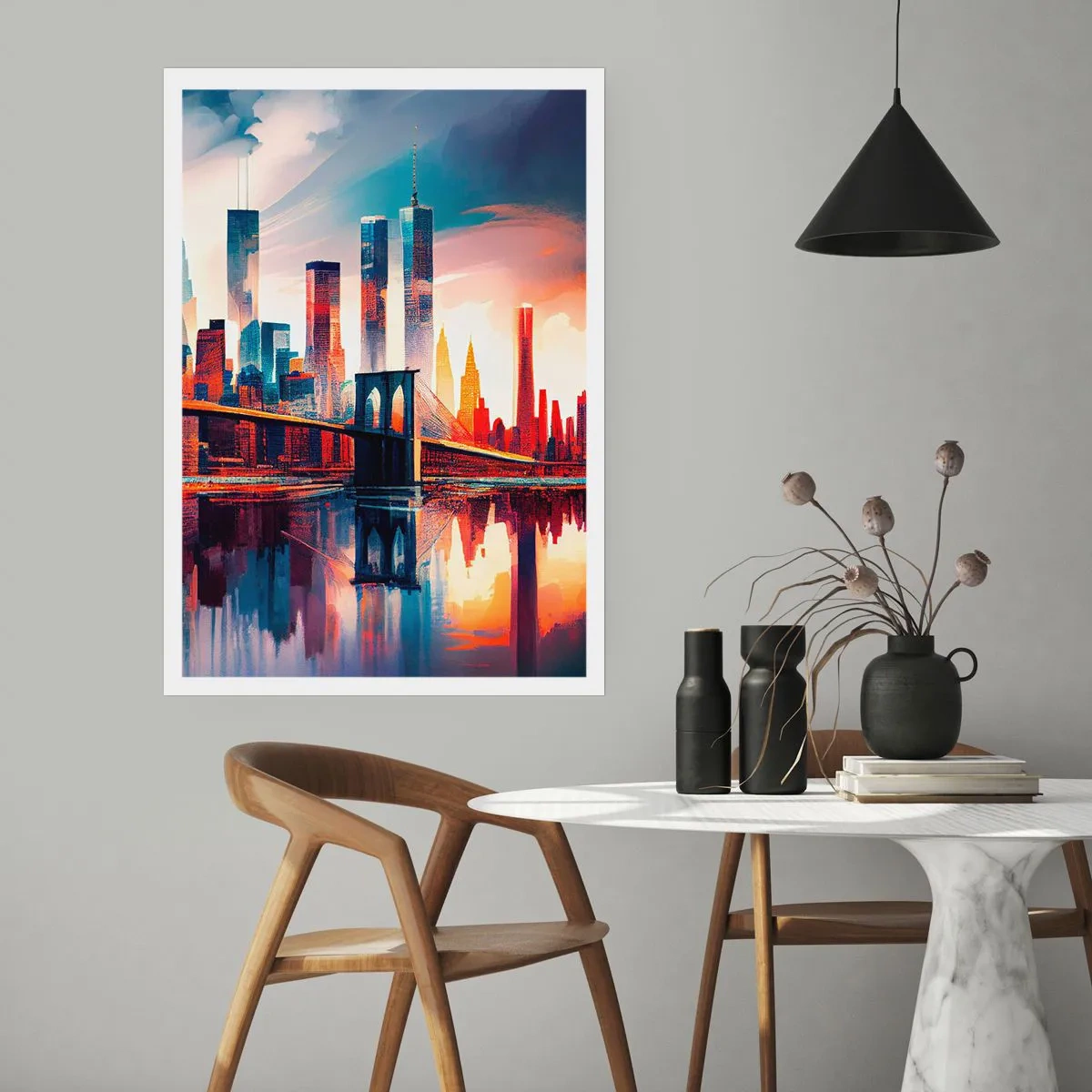 Affiche - Poster - New York onirique - 30x40 cm