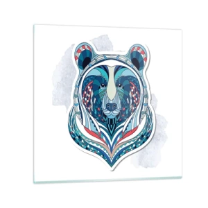 Impression sur verre - Image sur verre - Vive le Groenland ! - 60x60 cm