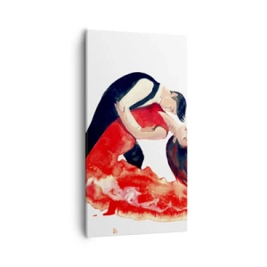 Impression sur toile - Image sur toile - Tango - une vague sensuelle - 55x100 cm