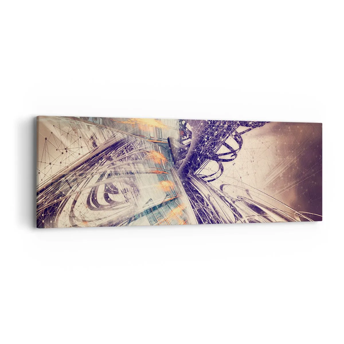 Impression sur toile - Image sur toile - En grande hâte - 90x30 cm