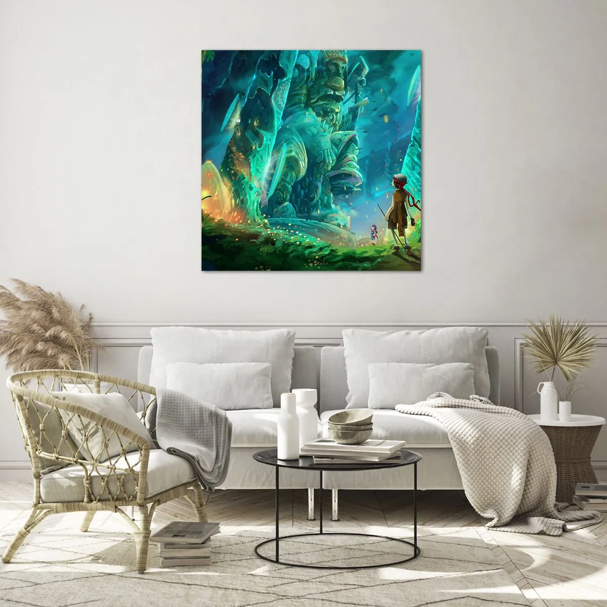 Impression sur verre - Image sur verre - Du grand livre des contes de fées - 30x30 cm