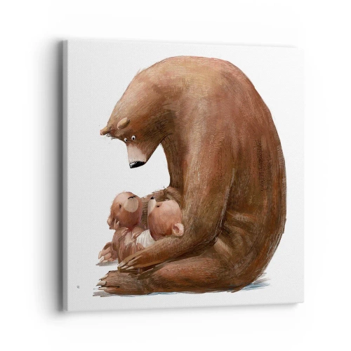 Impression sur toile - Image sur toile - Faites de beaux rêves les enfants - 40x40 cm