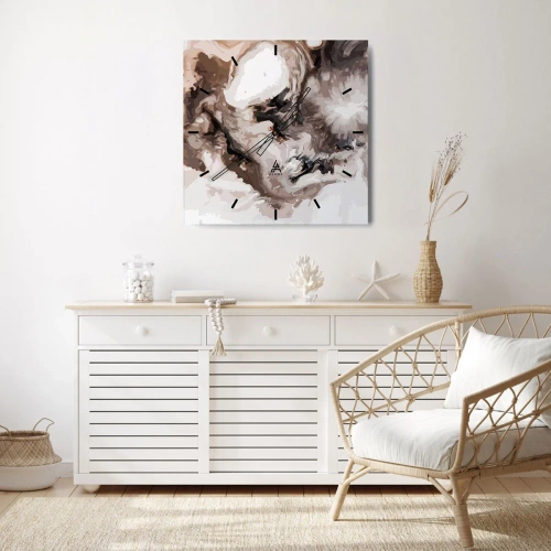 Horloge murale - Pendule murale - La naissance d'une galaxie - 40x40 cm