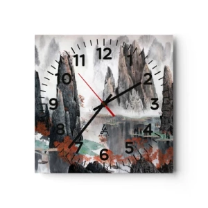 Horloge murale - Pendule murale - De puissants gardiens - 30x30 cm