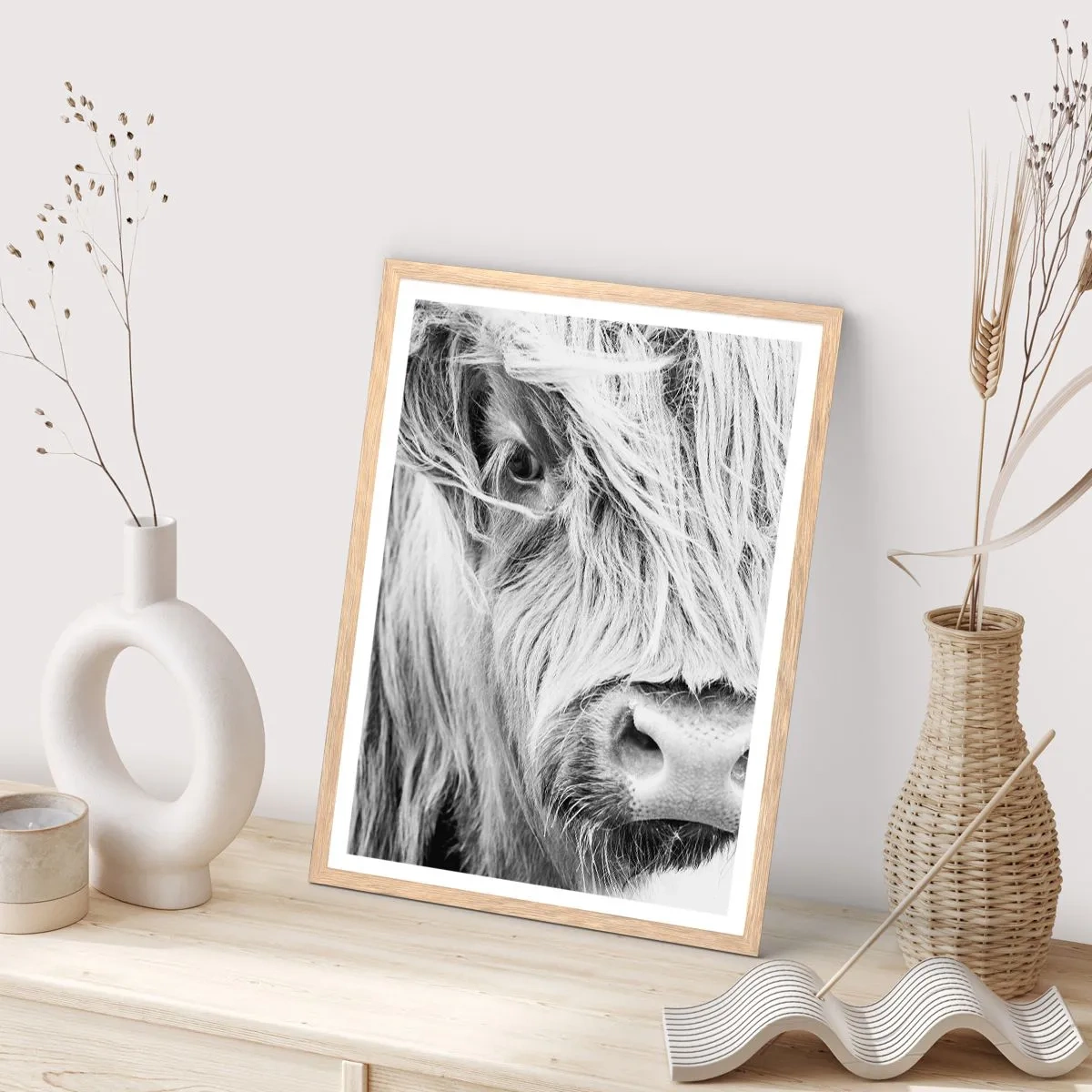 Affiche dans un chêne clair - Poster - Sauvagerie écossaise - 70x100 cm