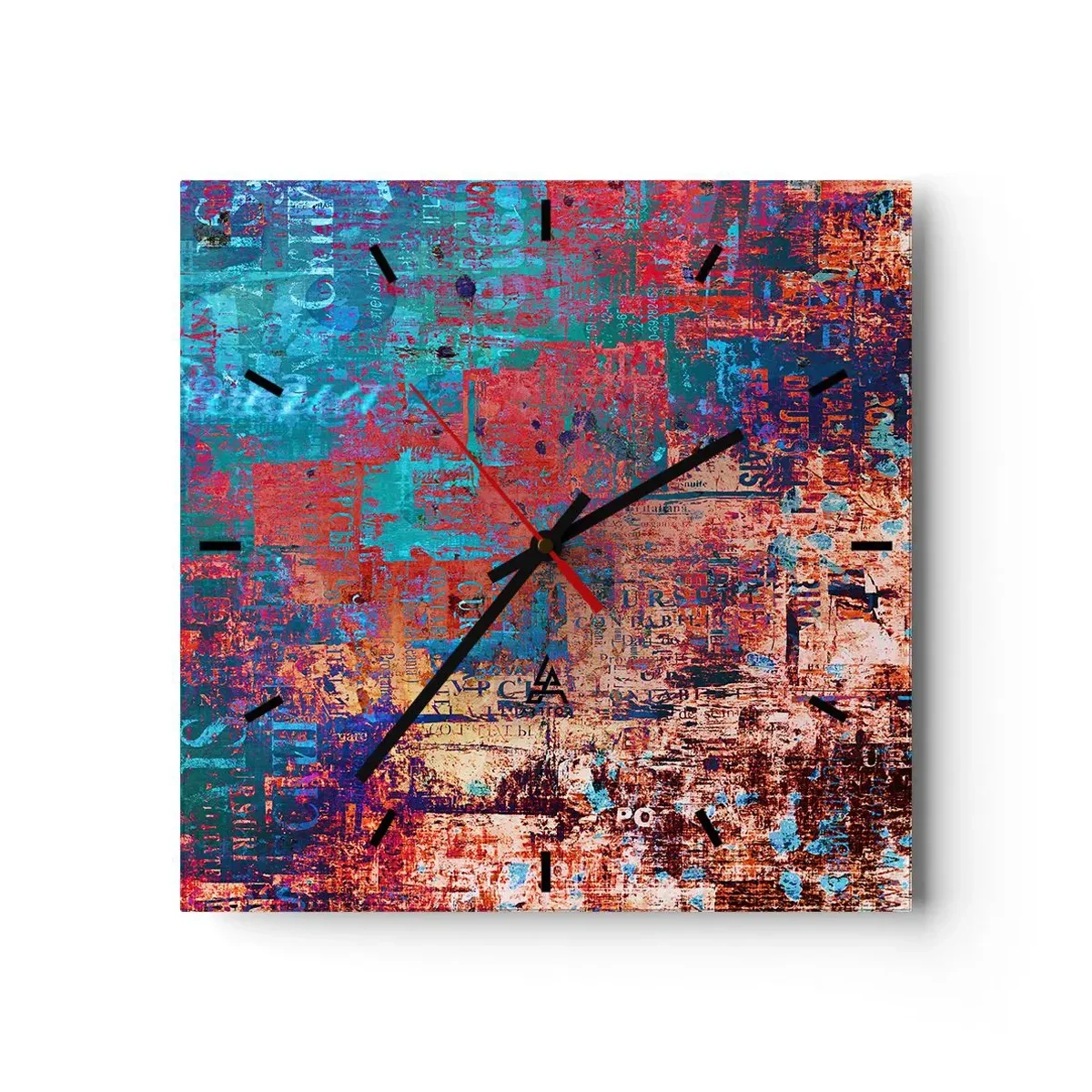 Horloge murale - Pendule murale - Mémoire et oubli - 40x40 cm
