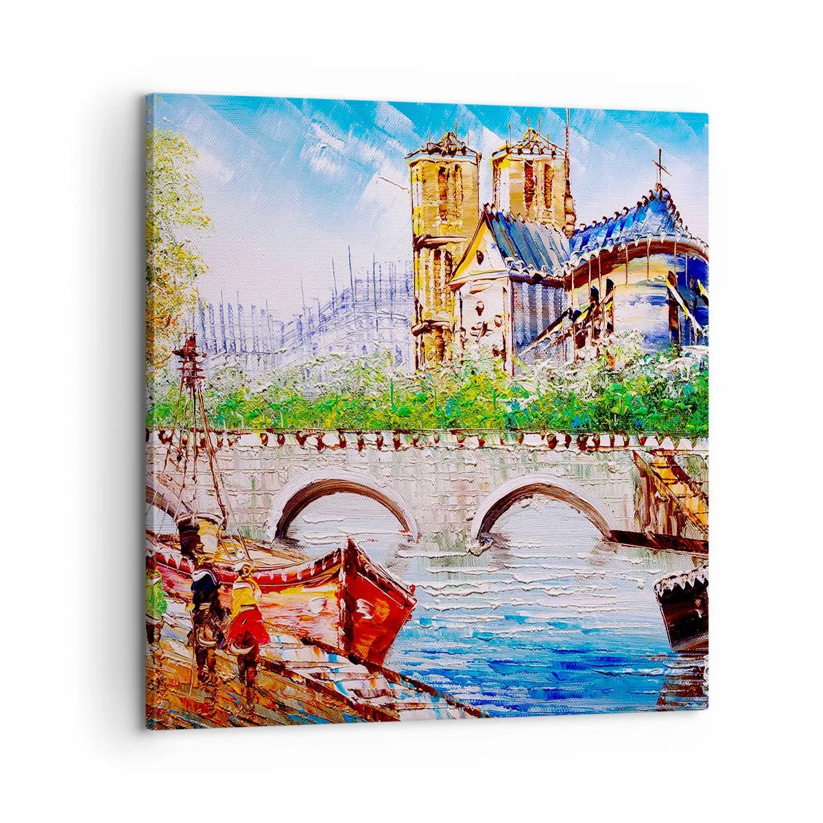 Impression sur toile - Image sur toile - Leur temps ne passe jamais - 60x60 cm