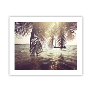 Affiche - Poster - Vous pouvez vous balancer dans les nuages ​​à volonté - 50x40 cm