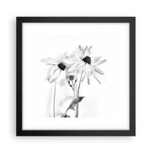 Affiche dans un cadre noir - Poster - Personne ne souhaite être seul - 30x30 cm