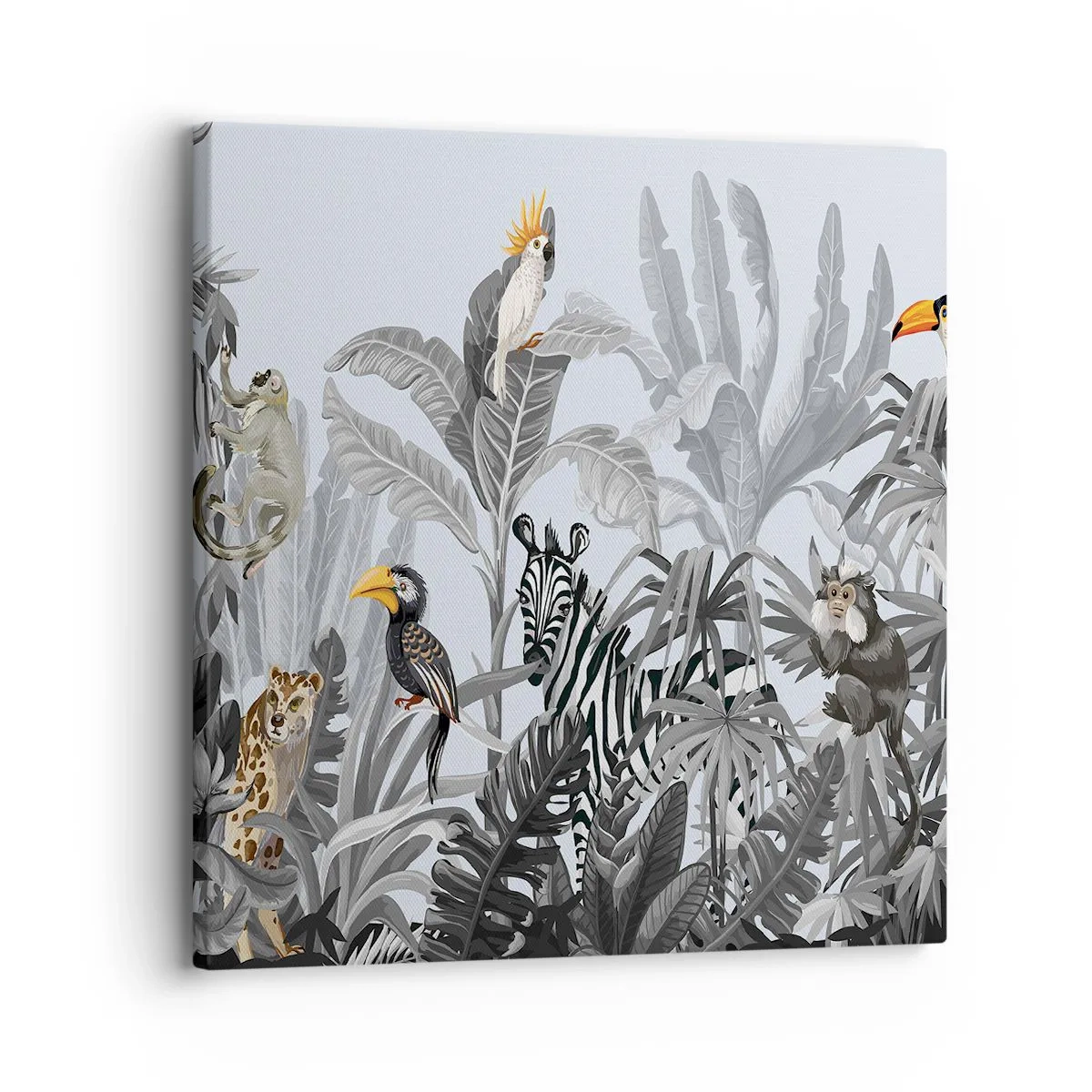 Impression sur toile - Image sur toile - Conte de fées africain - 30x30 cm