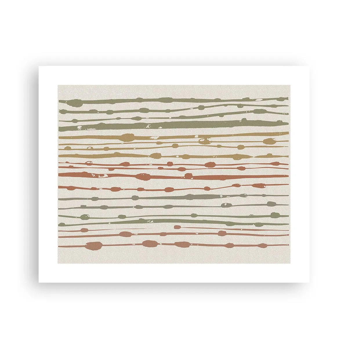 Affiche - Poster - Notation musicale des couleurs - 50x40 cm