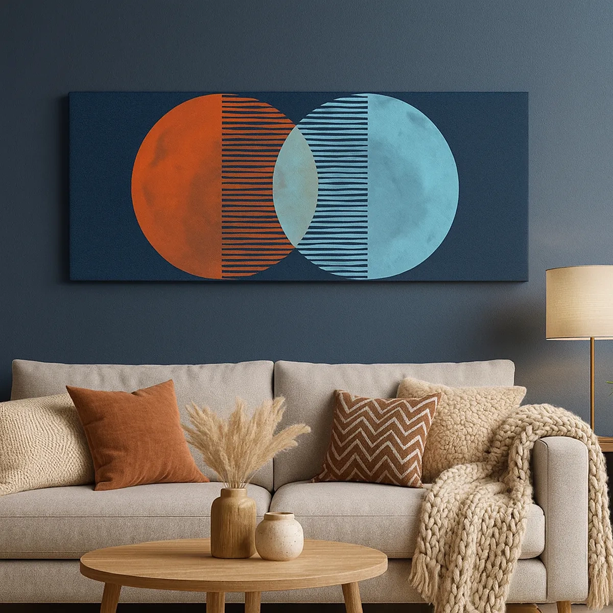 Impression sur toile - Image sur toile - Fantaisie astronomique - 30x30 cm