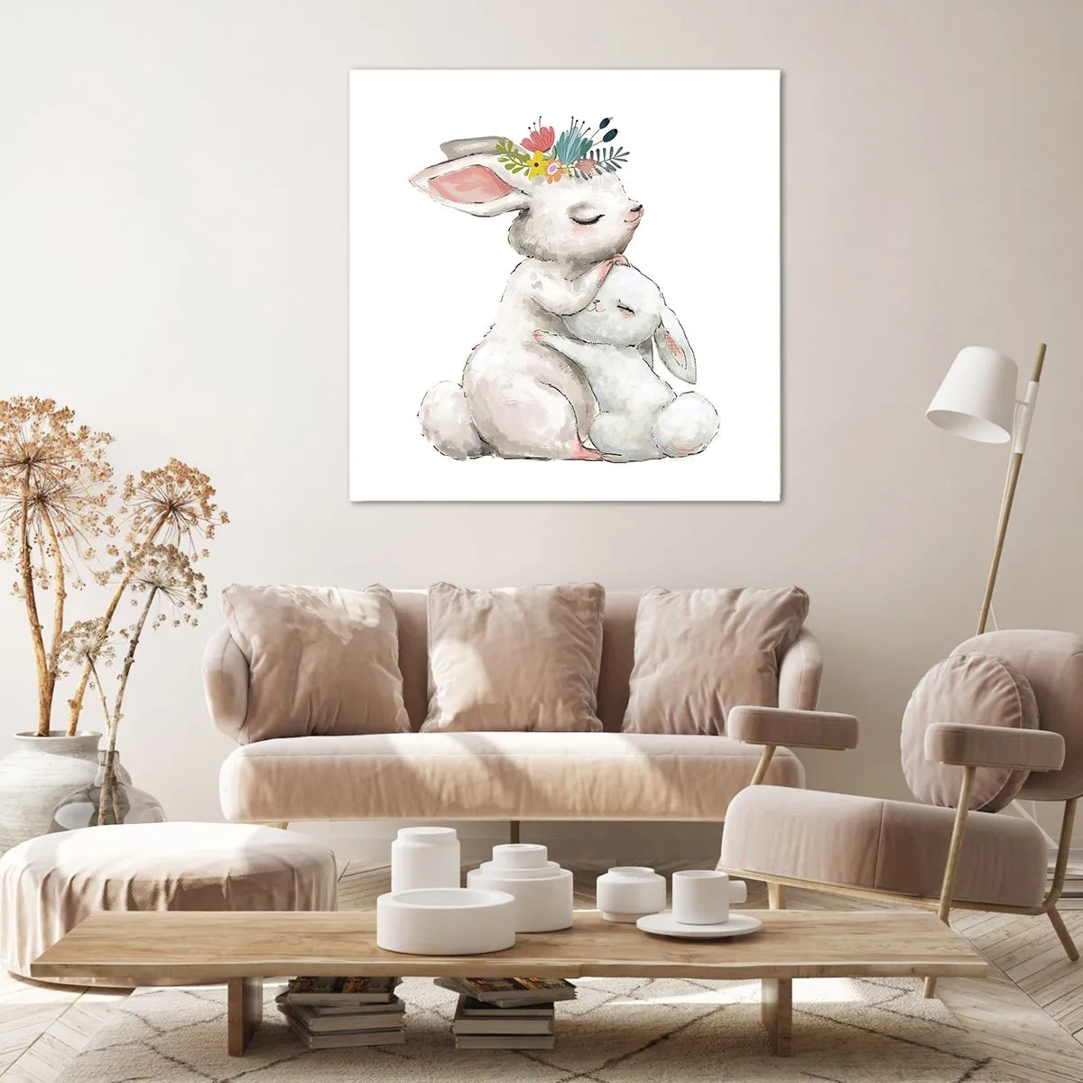 Impression sur toile - Image sur toile - Maman irremplaçable - 50x50 cm