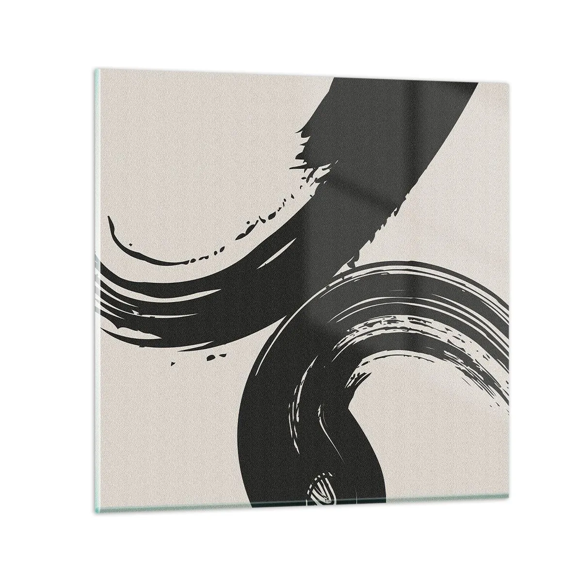 Impression sur verre - Image sur verre - Balayage circulaire - 60x60 cm