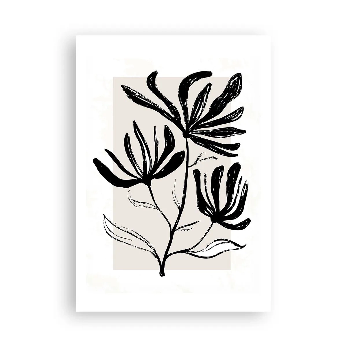 Affiche - Poster - Esquisse pour l'herbier - 70x100 cm