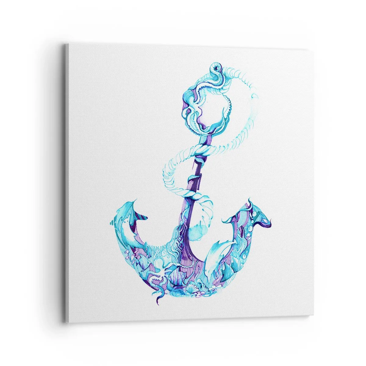 Impression sur toile - Image sur toile - Le confident des secrets de la mer - 70x70 cm