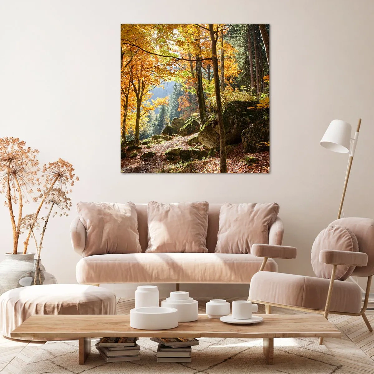 Impression sur toile - Image sur toile - Il est temps de se détendre - 40x40 cm