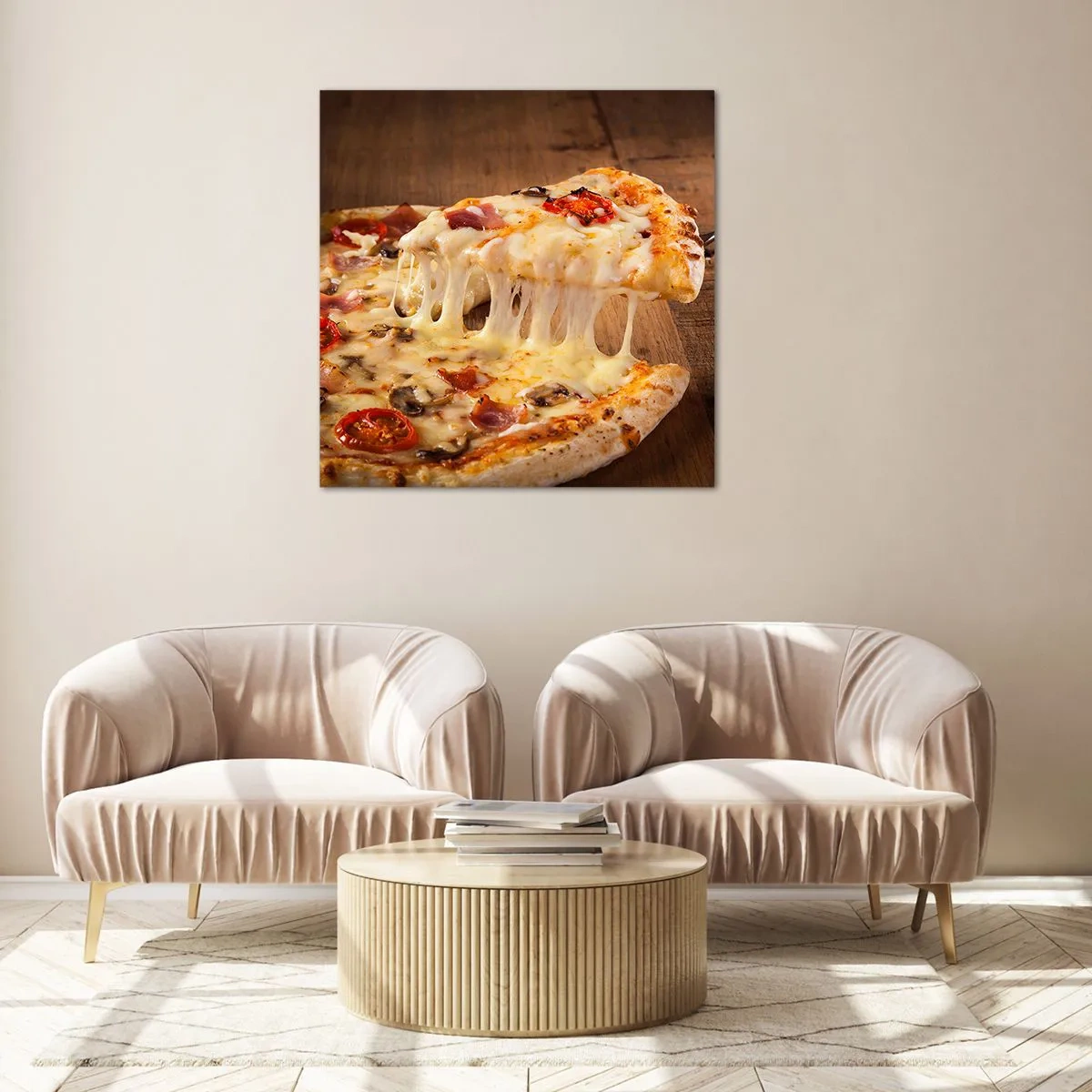 Impression sur verre - Image sur verre - Un chef-d'œuvre de l'art italien - 30x30 cm