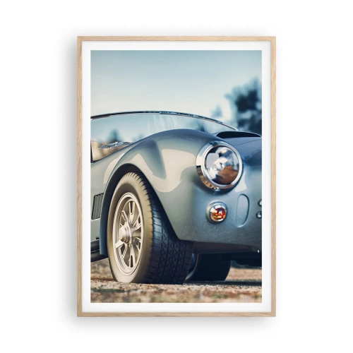 Affiche dans un chêne clair - Poster - Ce qui compte c'est le style - 70x100 cm